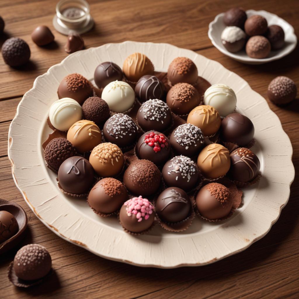 Trufas artesanais para ocasiões especiais