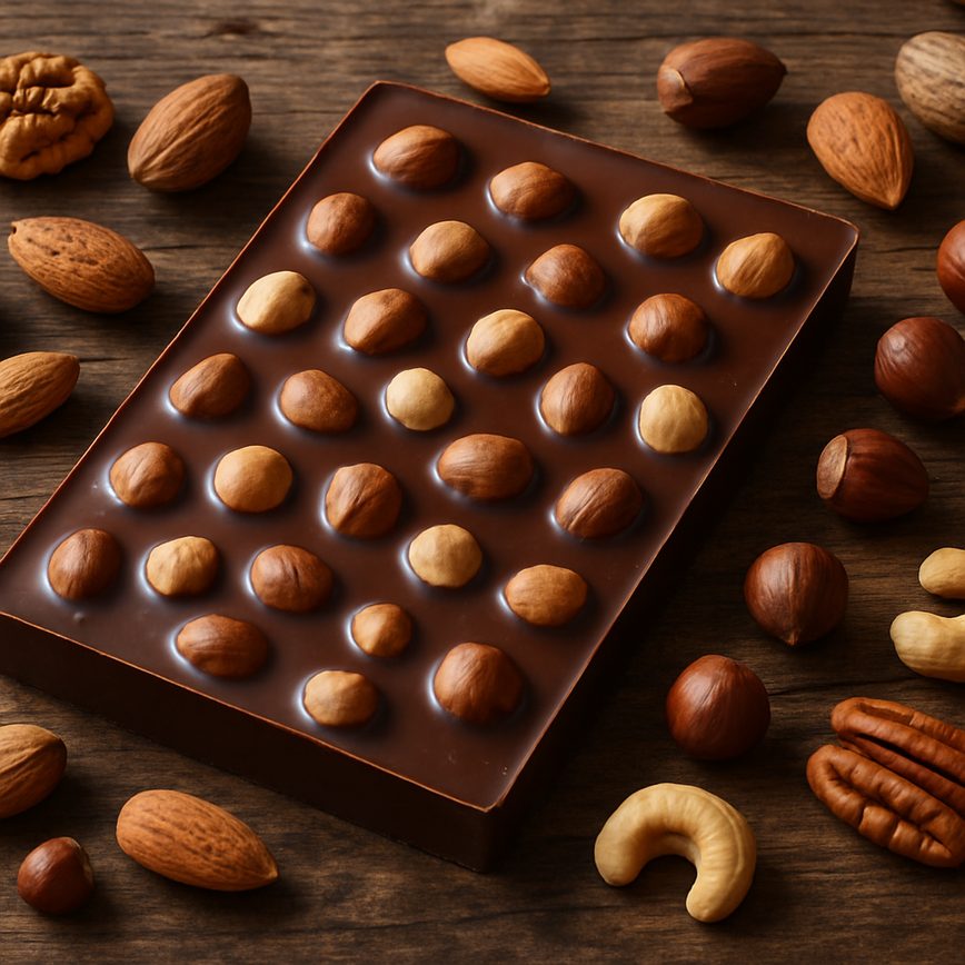Como combinar chocolate e castanhas