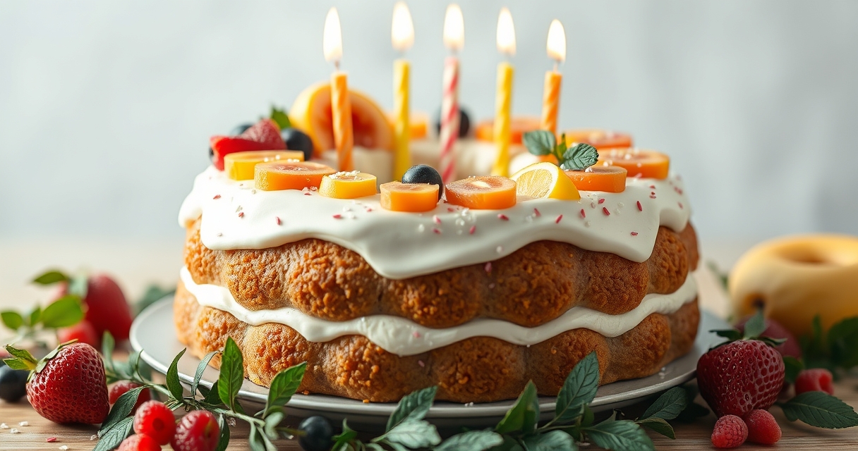Receita de bolo saudável para aniversário — Dicas para Decorar o Bolo