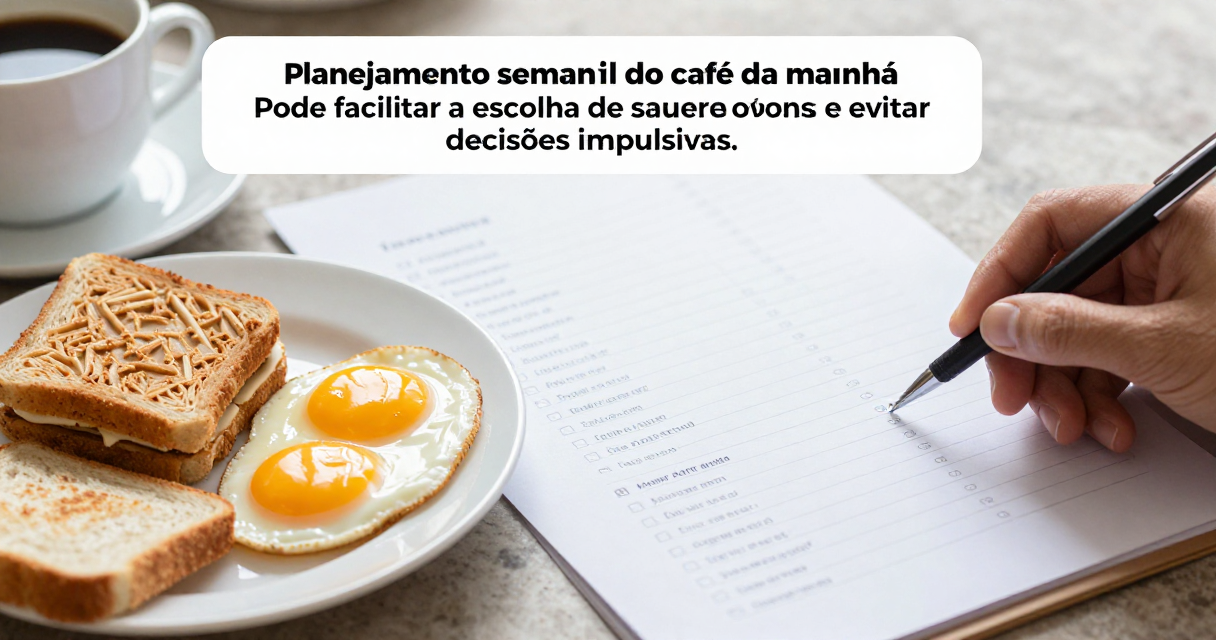 Planejamento de café da manhã saudável — Planejamento Semanal: Dicas Práticas
