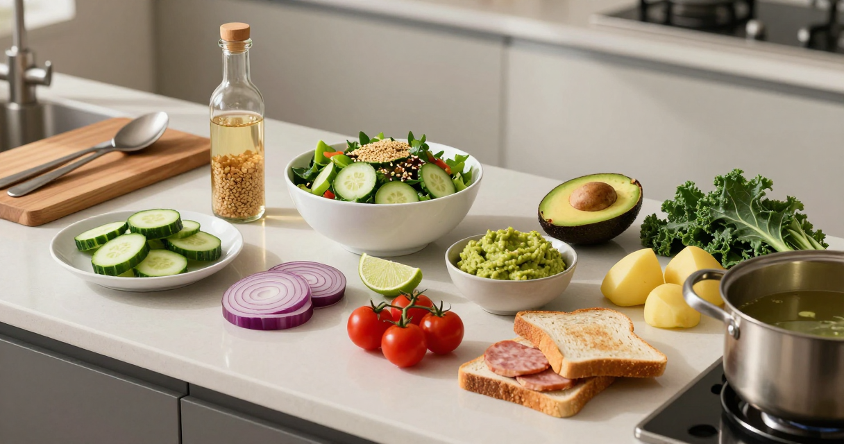 Receitas com legumes e verduras — Opções rápidas para o dia a dia: saladas e sopas Receitas com legumes e verduras — Opções rápidas para o dia a dia: saladas e sopas