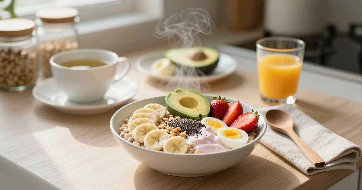 Importância do café da manhã nutritivo — Planejamento de um café da manhã equilibrado